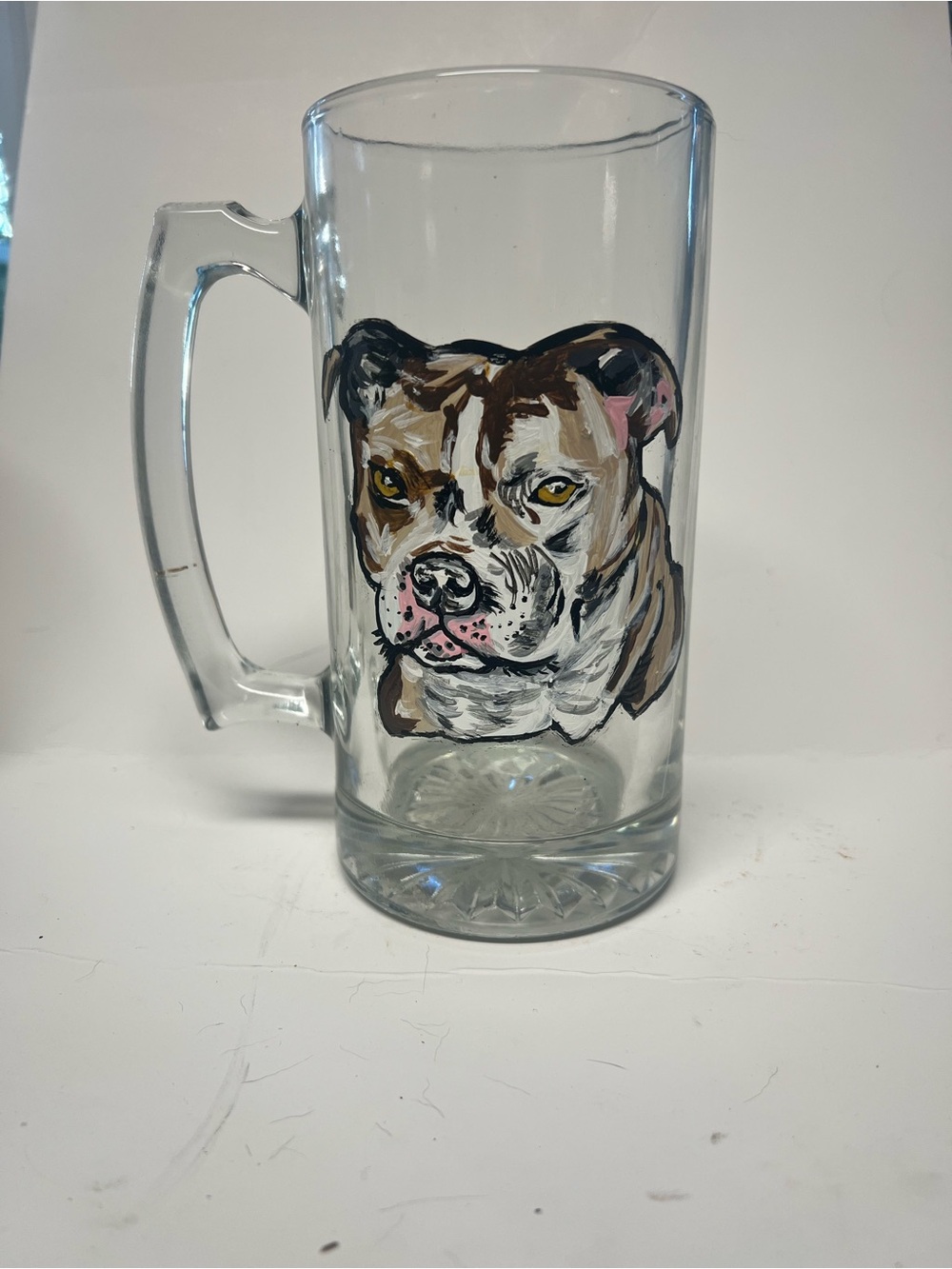Hand-Painted Dog on Glass Product, Decorative Accent - Picture 4 of 6